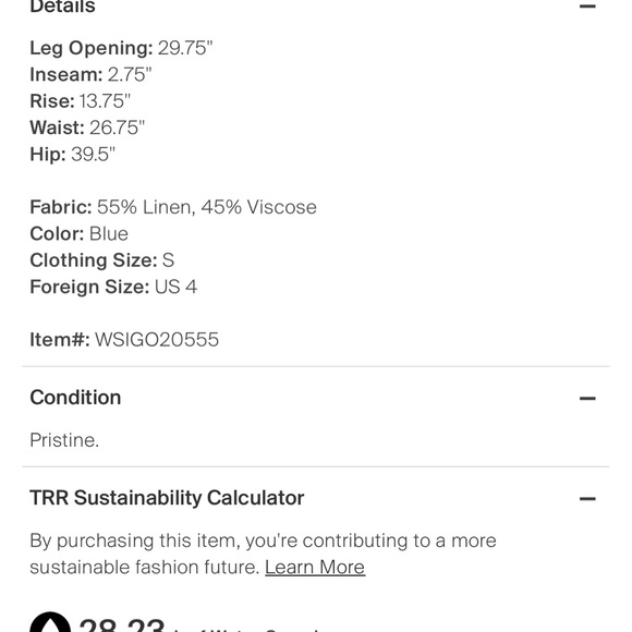 Linen shorts - Picture 4 of 4